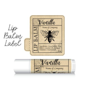 Kraft Lip Balm Labels
